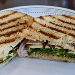 Bill’s lunch: an insanely good smoked tofu sandwich