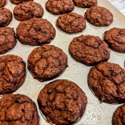 Adjusting on the fly: Lower-sugar chocolate chip protein mini muffins